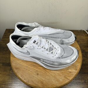 Nike ZoomX Vaporfly Next% 2 Shoes Mens Size 12 White CU4111-100 Race